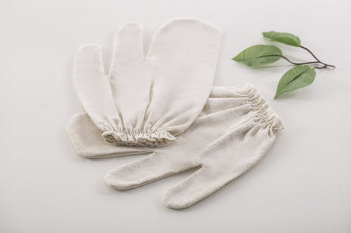 Raw Silk Exfoliating Glove